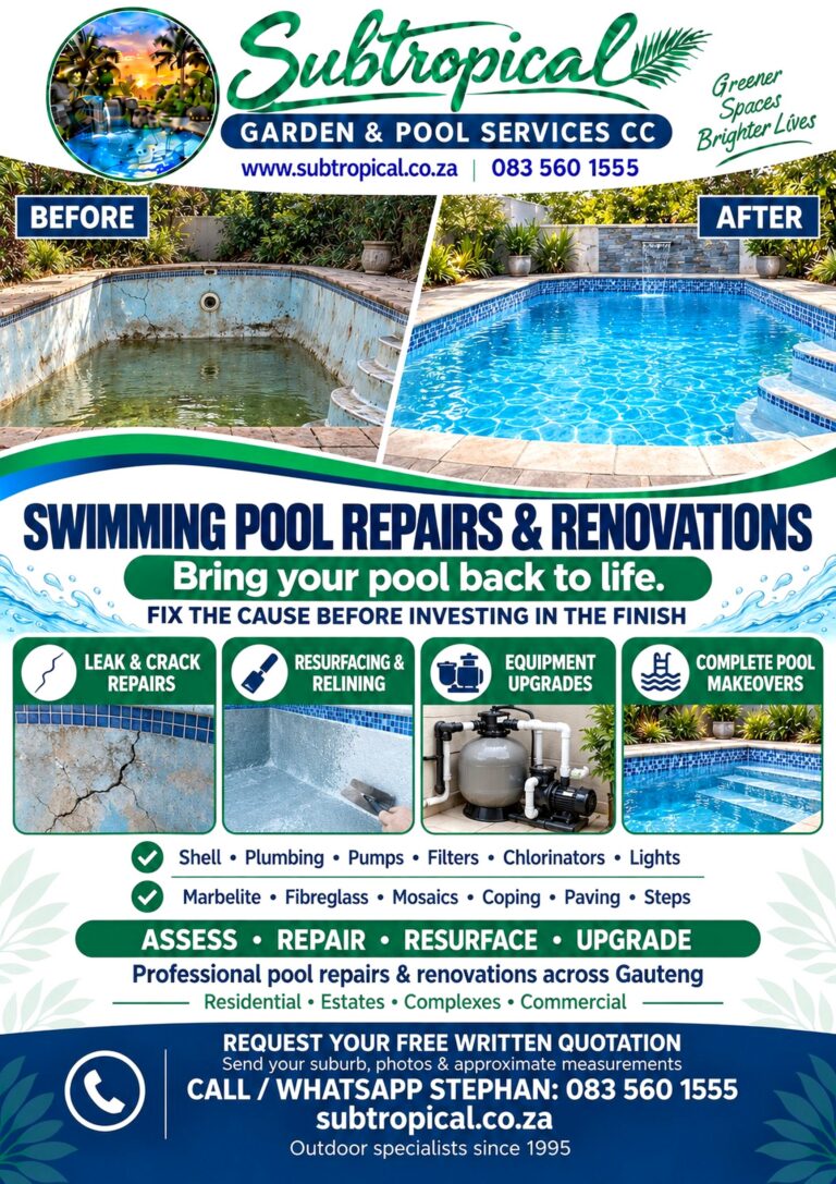 Subtropical Garden & Pool Service — pool project photograph 1 of 7