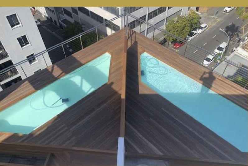 NSPI award-winning pool by Horizon Pools (Pty) Ltd in Strand, Western Cape — Residential One Piece Moulded Fibreglass Or Vinyl Pools – Over 20m2