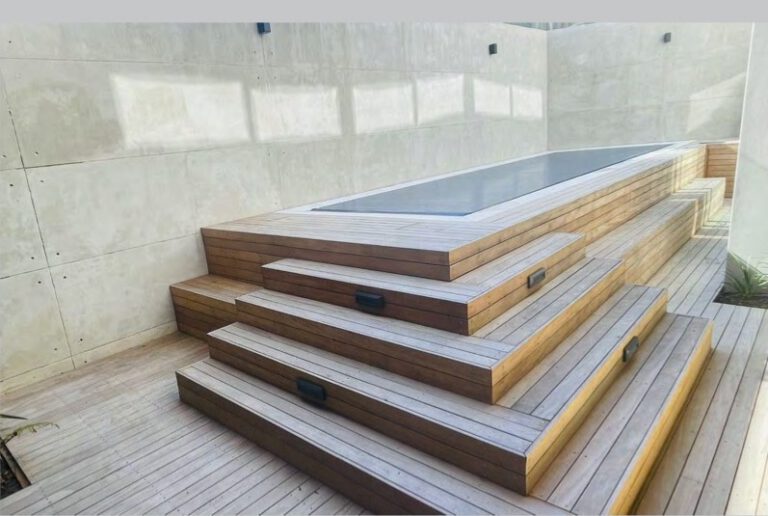 NSPI award-winning pool by Island Pools in George, Western Cape — Residential One Piece Molded Fibreglass Up To 20m²
