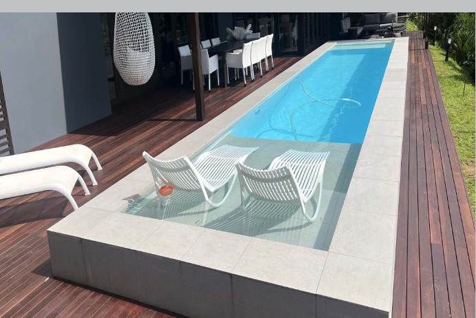 NSPI award-winning pool by Kenny Matthews Pools cc in KwaDukuza Local Municipality, KwaZulu-Natal — Restoration