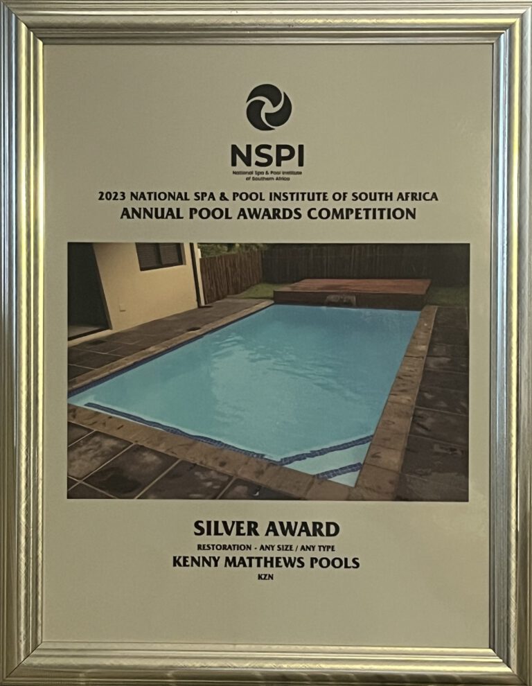 Kenny Matthews Pools cc — pool project photograph 23 of 25 in KwaDukuza Local Municipality, KwaZulu-Natal