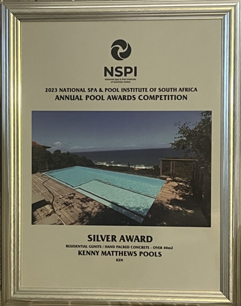 Kenny Matthews Pools cc — pool project photograph 24 of 25 in KwaDukuza Local Municipality, KwaZulu-Natal