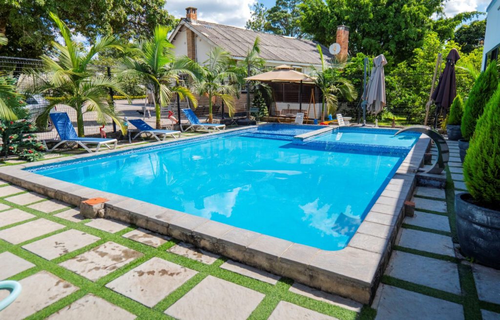 NSPI award-winning pool by Oasis Pools Zambia in Lusaka, Zambia — Residential Gunite / Hand Packed Concrete (over 20m²)
