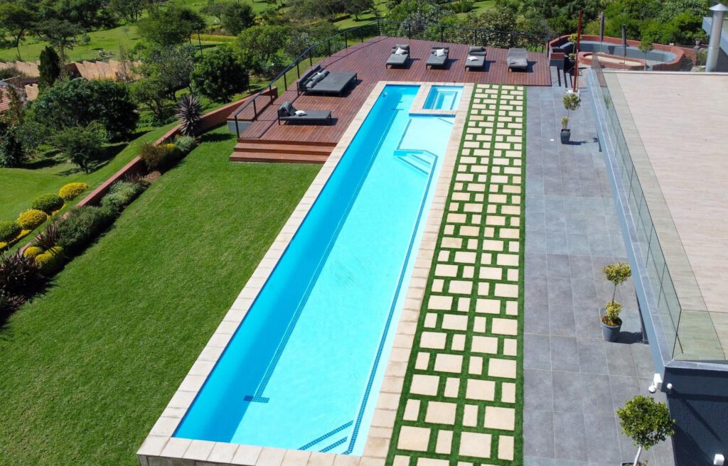 Gold award-winning lap pool in Gauteng built by Cosmo Pools