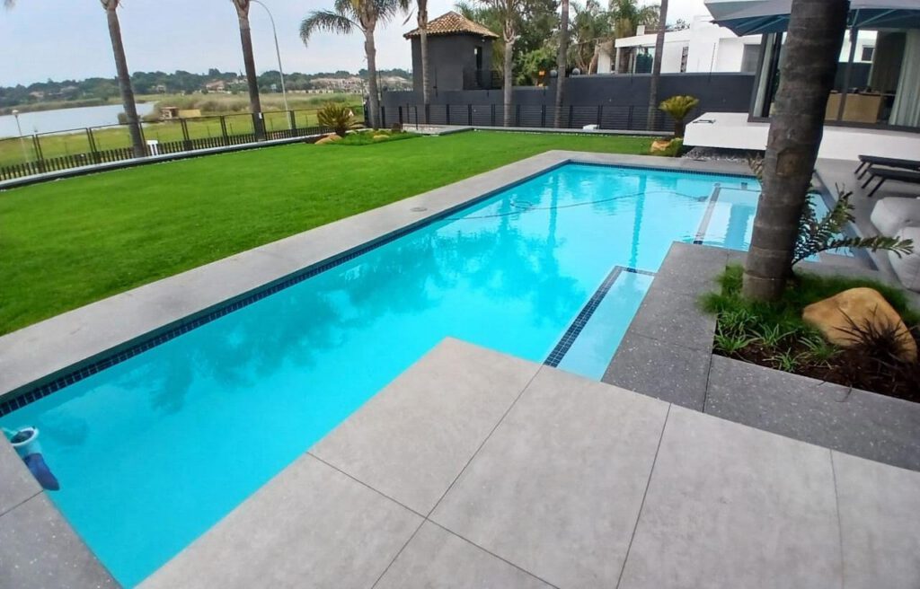 Thatch Crete Gauteng cc — swimming pool project in Boksburg, Gauteng