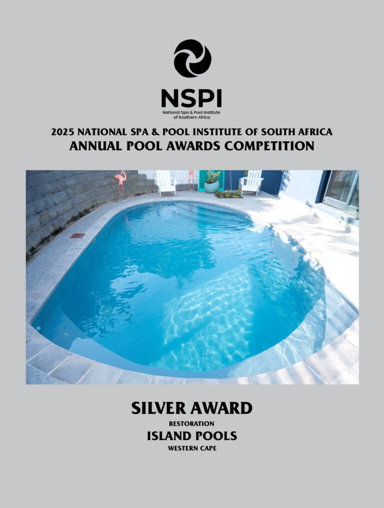 NSPI award-winning pool by Island Pools in George, Western Cape — Restoration — photograph 2 of 2