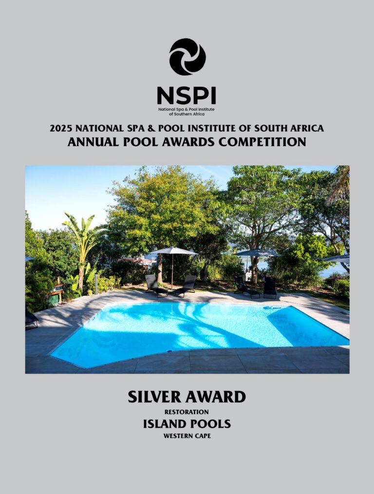 NSPI award-winning pool by Island Pools in George, Western Cape — Restoration — photograph 2 of 2