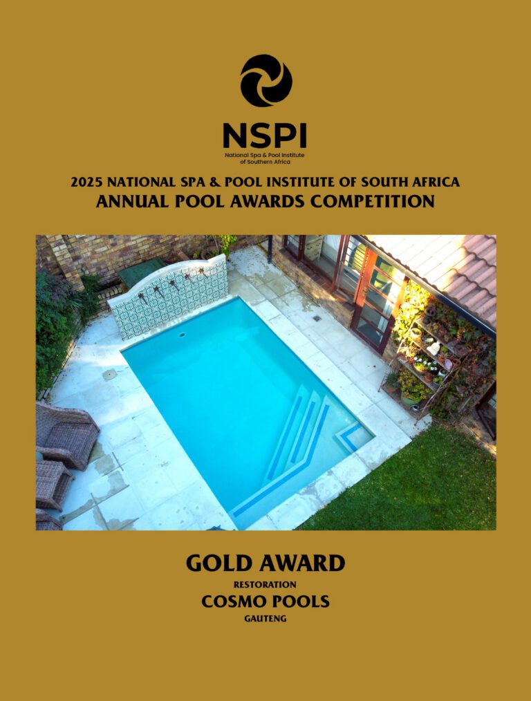 NSPI award-winning pool by Cosmo Pools in Centurion, Gauteng — Restoration — photograph 2 of 2