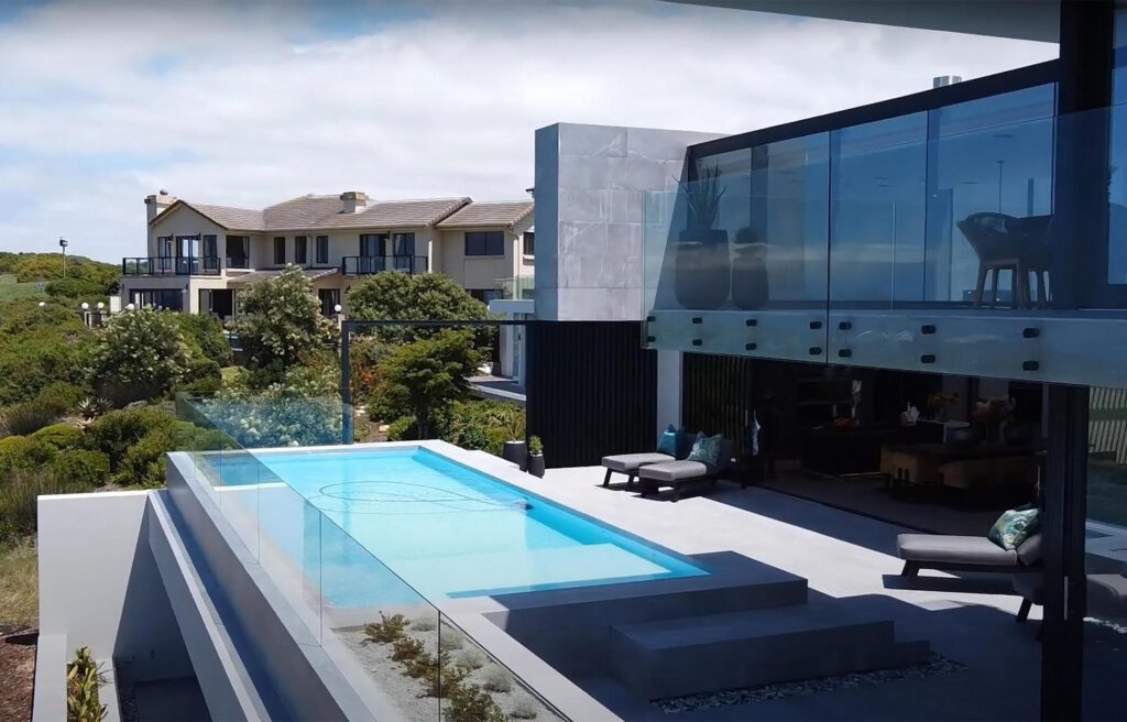 NSPI award-winning pool by Island Pools in George, Western Cape — Pool Finishing