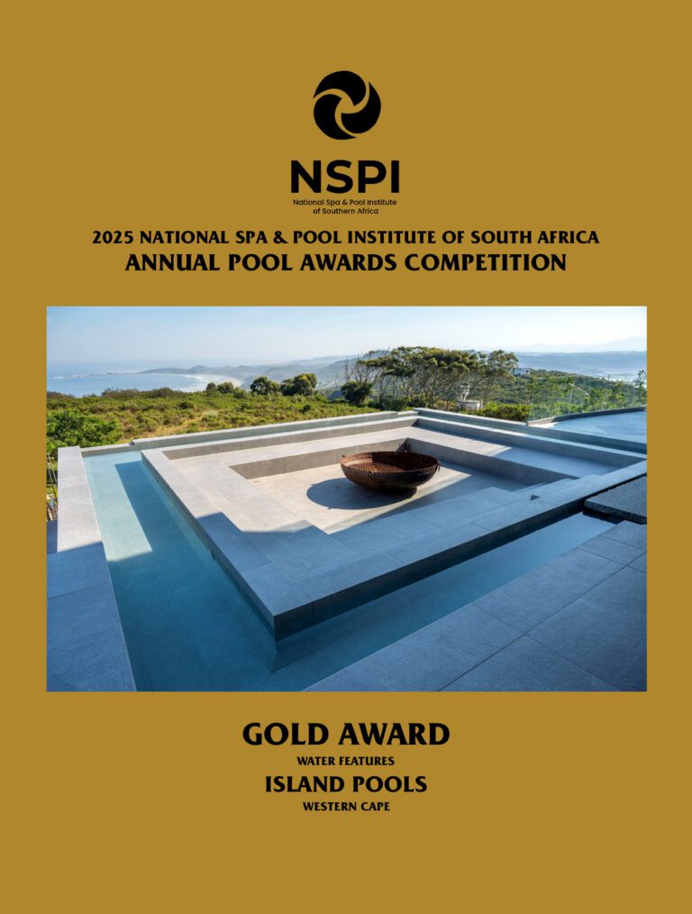NSPI award-winning pool by Island Pools in George, Western Cape — Water Features — photograph 2 of 2