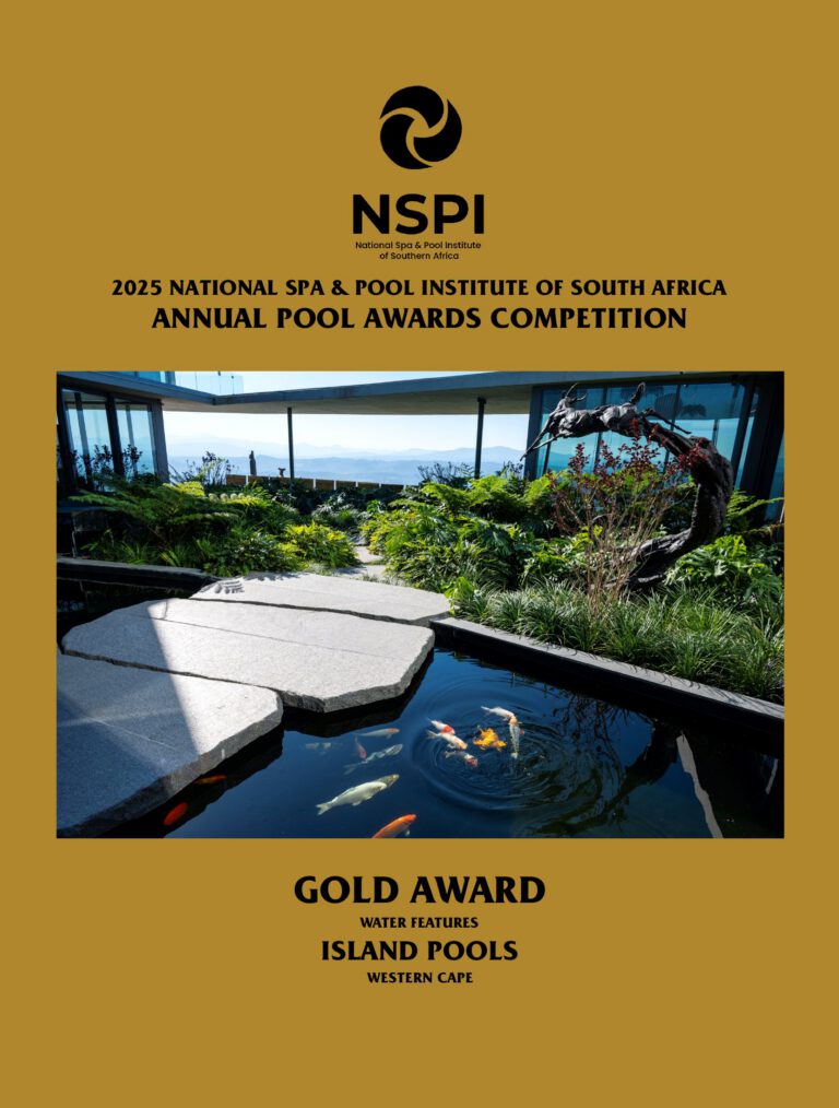 NSPI award-winning pool by Island Pools in George, Western Cape — Water Features — photograph 2 of 2