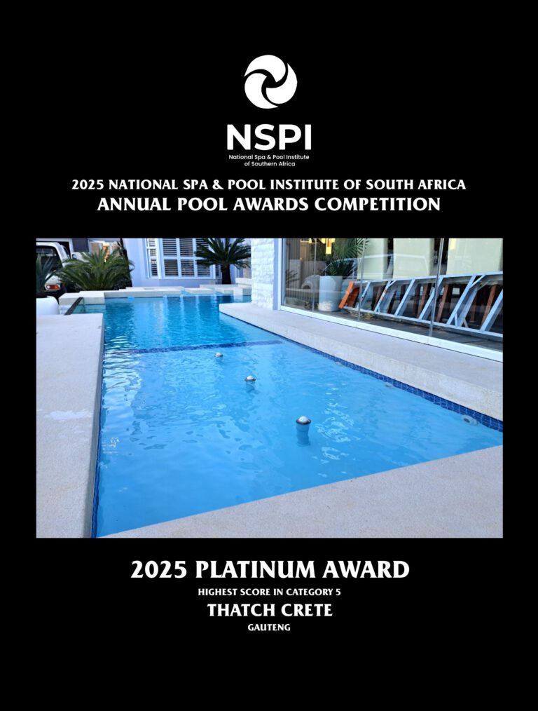 NSPI award-winning pool by Thatch Crete Gauteng cc in Boksburg, Gauteng — Highest Score in Category 5 — photograph 2 of 2